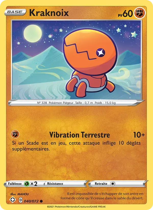 Kraknoix — Destinées Radieuses 40 French Pokémon card