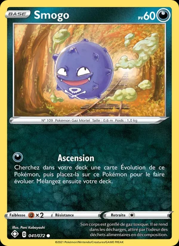 Smogo — Destinées Radieuses 41 French Pokémon card