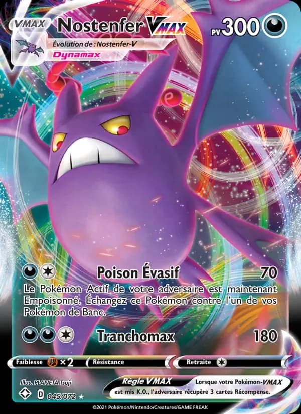 Nostenfer VMAX — Destinées Radieuses 45 French Pokémon card