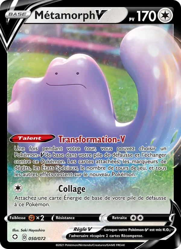 Métamorph V — Destinées Radieuses 50 French Pokémon card