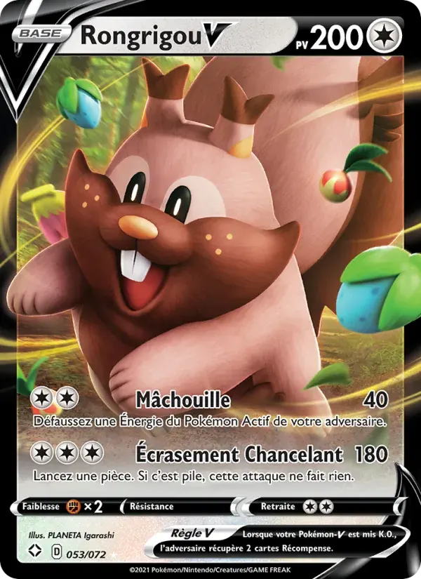 Rongrigou V — Destinées Radieuses 53 French Pokémon card