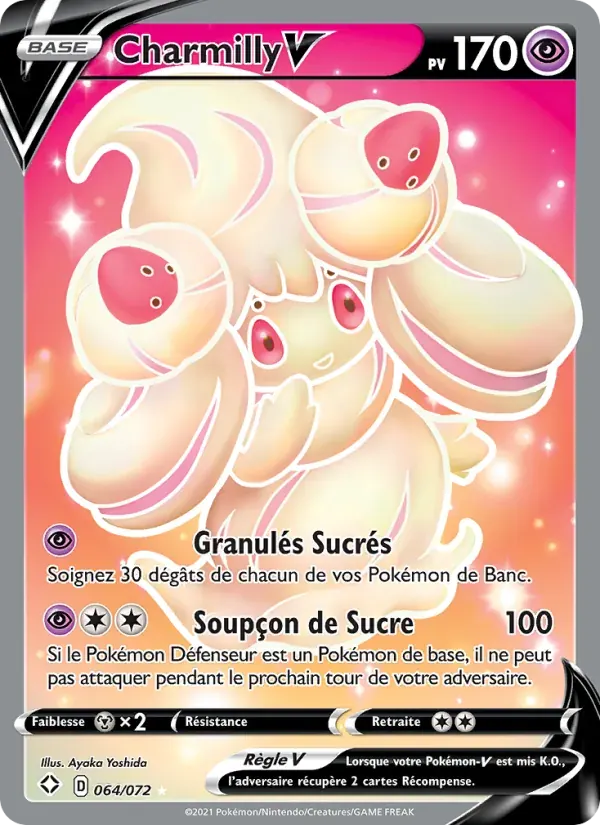 Charmilly V — Destinées Radieuses 64 French Pokémon card