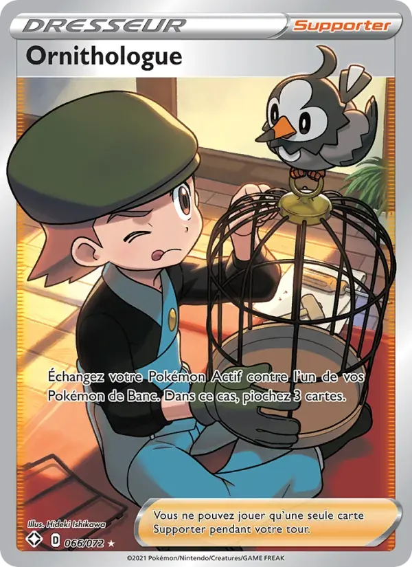 Ornithologue — Destinées Radieuses 66 French Pokémon card