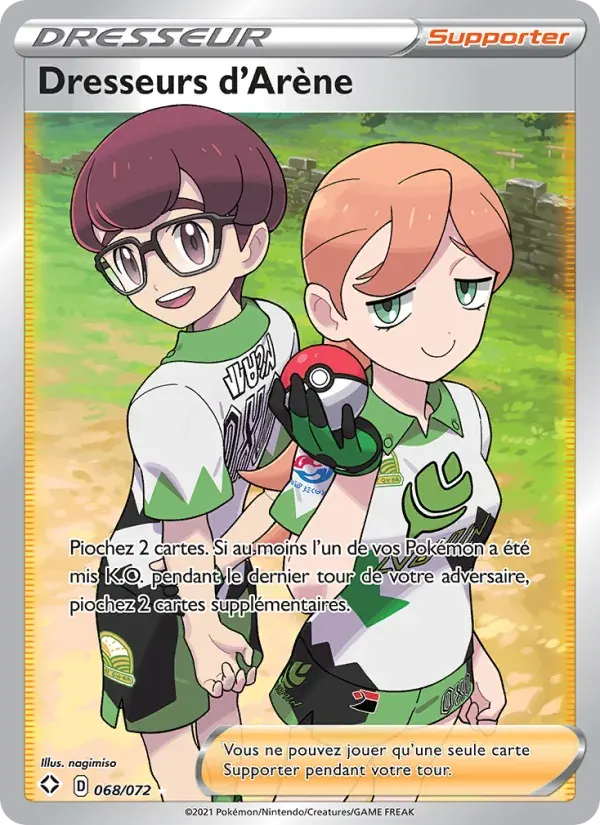 Dresseurs d'Arène — Destinées Radieuses 68 French Pokémon card