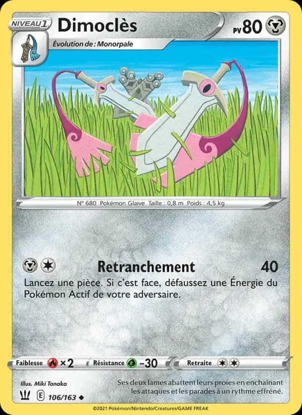 Dimoclès — Styles de combat 106 French Pokémon card