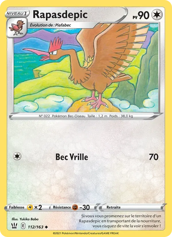 Rapasdepic — Styles de combat 112 French Pokémon card