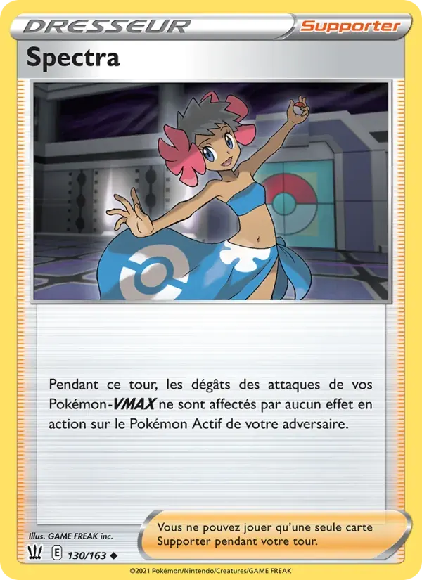 Spectra — Styles de combat 130 French Pokémon card