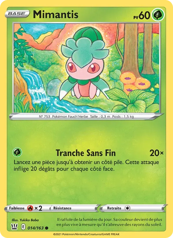 Mimantis — Styles de combat 14 French Pokémon card