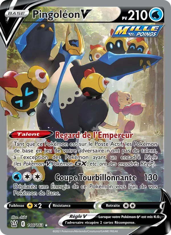 Pingoléon V — Styles de combat 146 French Pokémon card