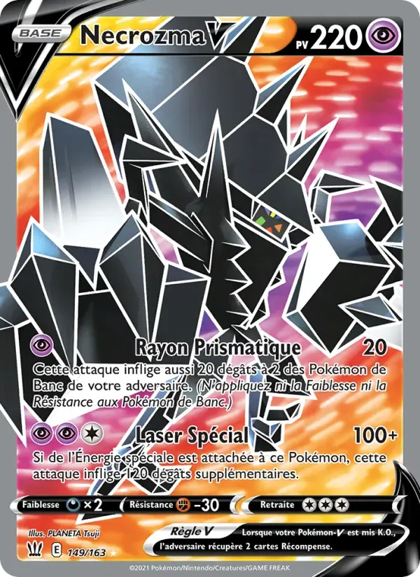 Necrozma V — Styles de combat 149 French Pokémon card