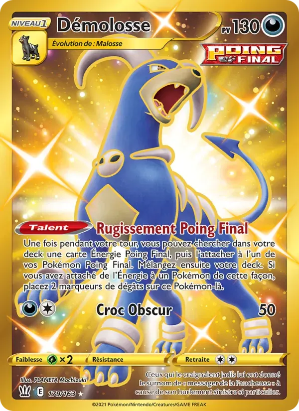 Démolosse — Styles de combat 179 French Pokémon card
