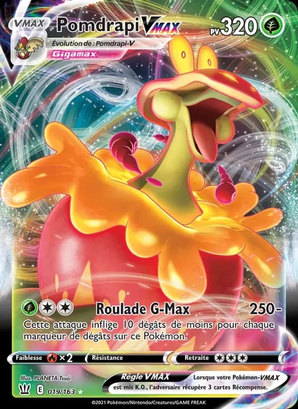 Pomdrapi VMAX — Styles de combat 19 French Pokémon card