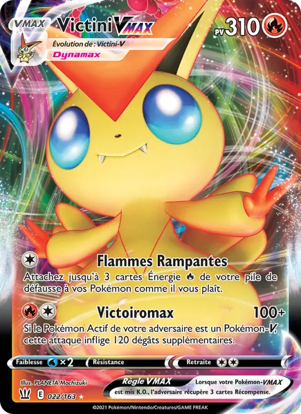 Victini VMAX — Styles de combat 22 French Pokémon card