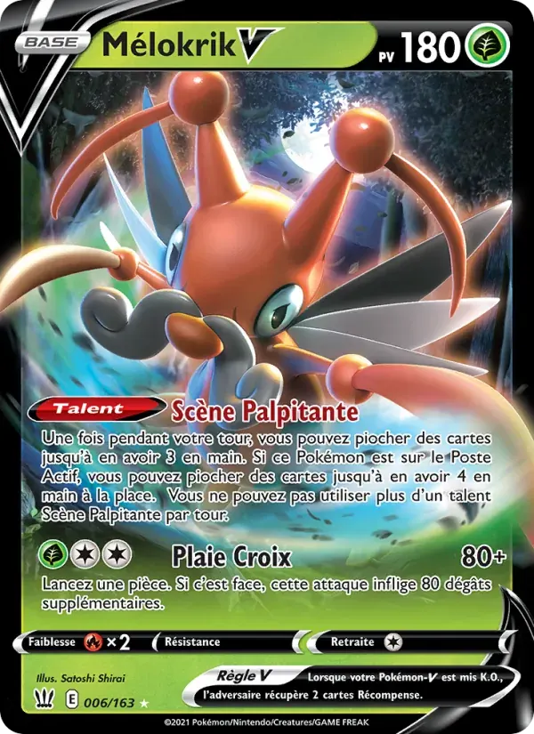 Mélokrik V — Styles de combat 6 French Pokémon card