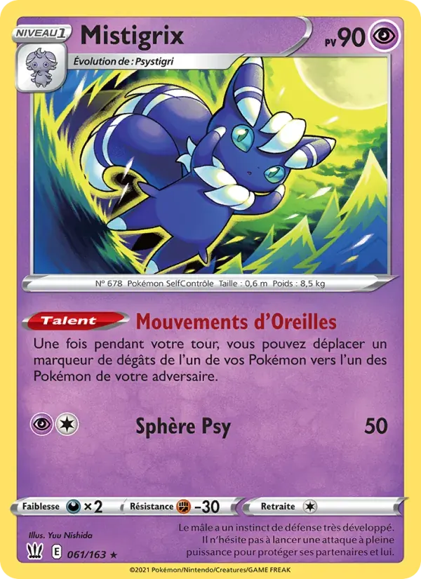 Mistigrix — Styles de combat 61 French Pokémon card