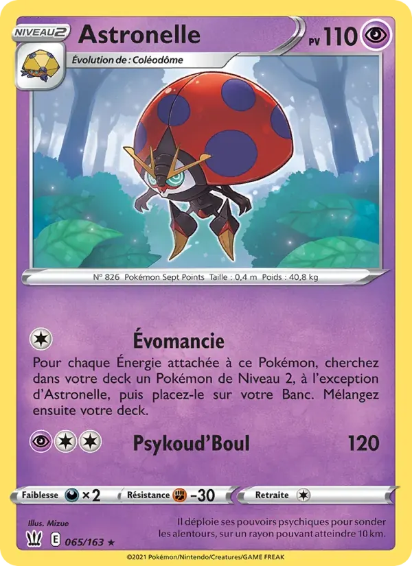 Astronelle — Styles de combat 65 French Pokémon card