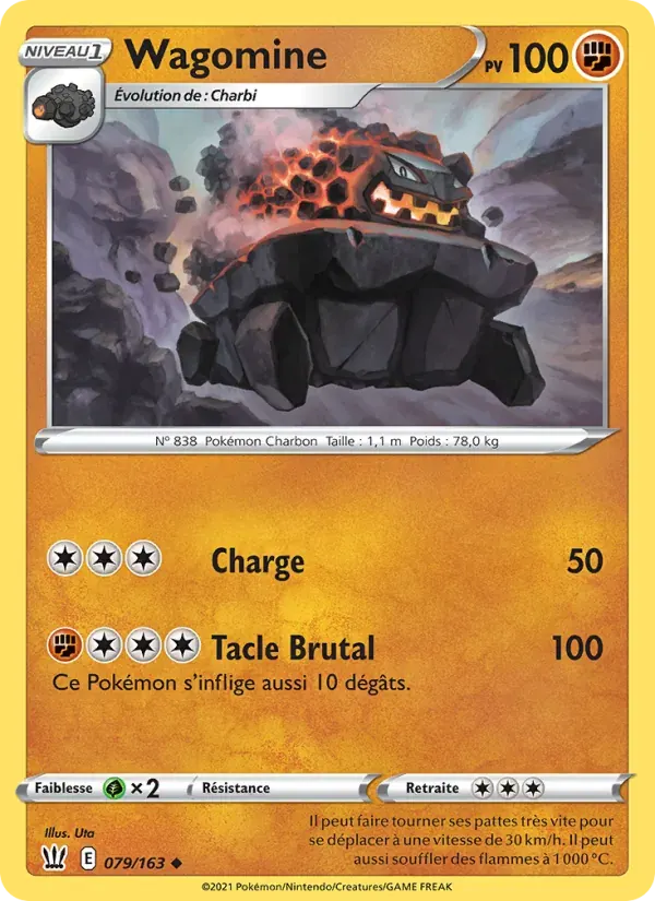 Wagomine — Styles de combat 79 French Pokémon card