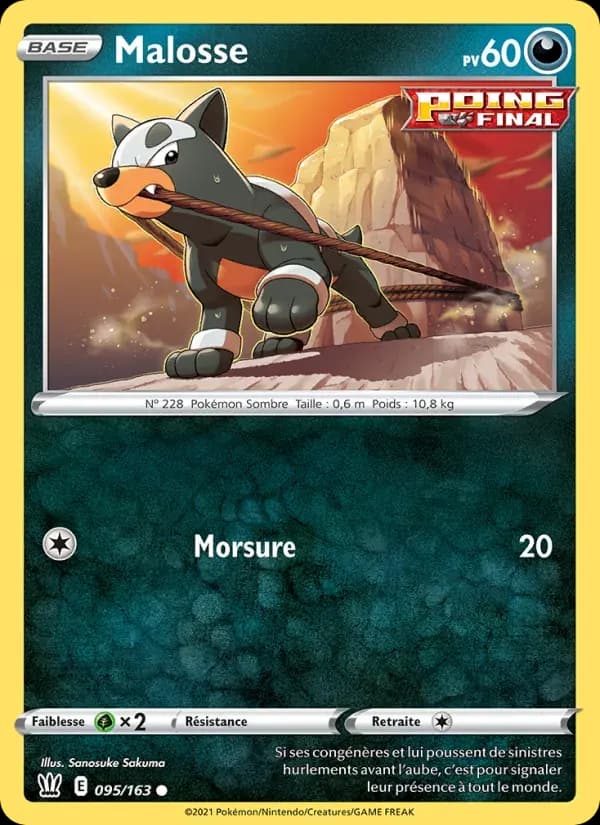 Malosse — Styles de combat 95 French Pokémon card