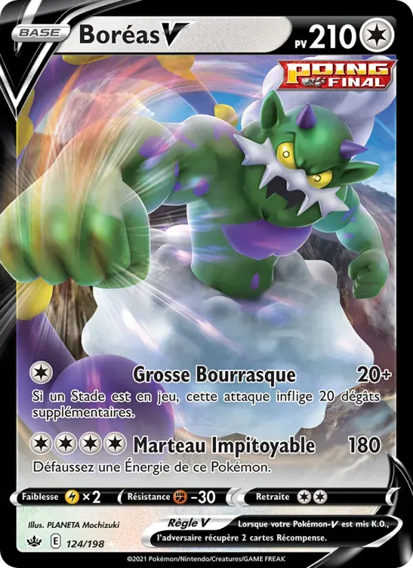 Boréas V — Règne de Glace 124 French Pokémon card