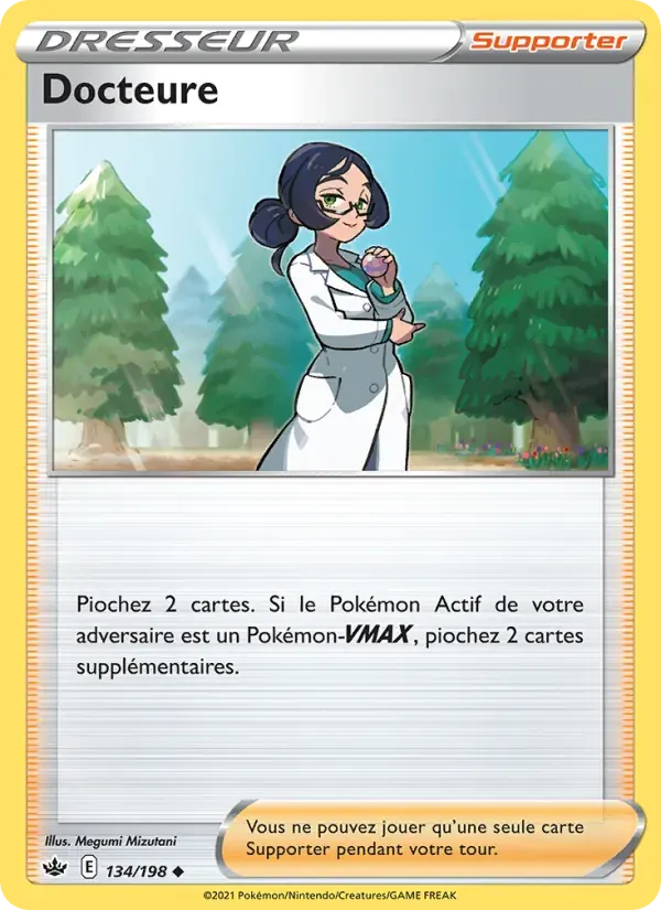 Docteure — Règne de Glace 134 French Pokémon card