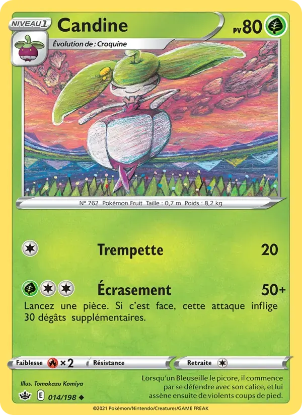 Candine — Règne de Glace 14 French Pokémon card