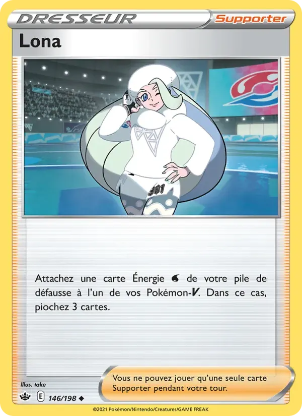Lona — Règne de Glace 146 French Pokémon card