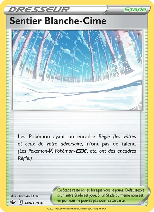 Sentier Blanche-Cime — Règne de Glace 148 French Pokémon card