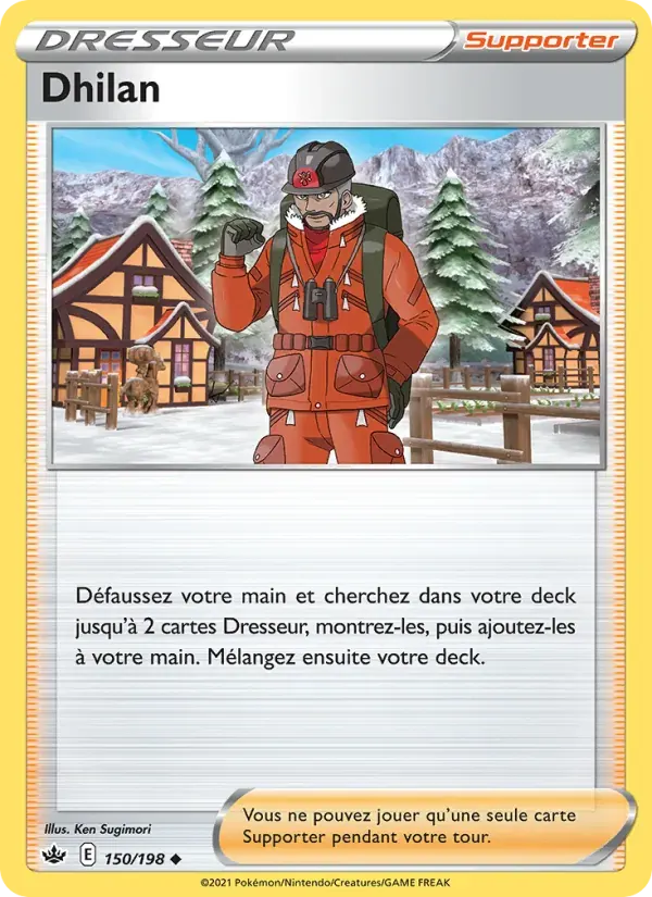 Dhilan — Règne de Glace 150 French Pokémon card
