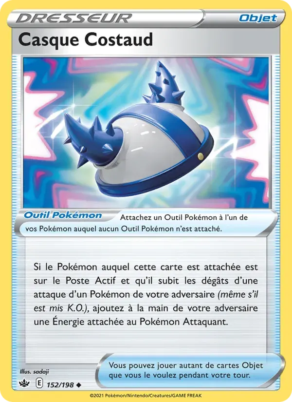 Casque Costaud — Règne de Glace 152 French Pokémon card