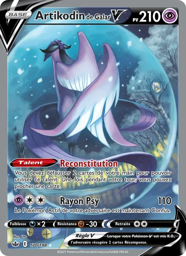 Artikodin de Galar V — Règne de Glace 170 French Pokémon card
