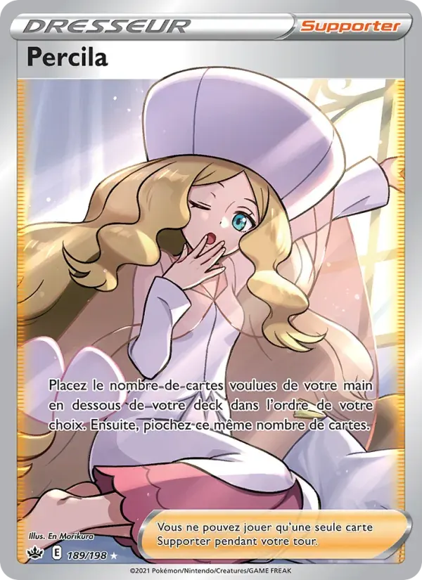 Percila — Règne de Glace 189 French Pokémon card