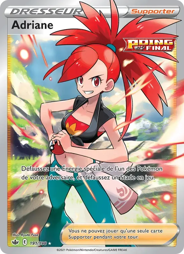 Adriane — Règne de Glace 191 French Pokémon card
