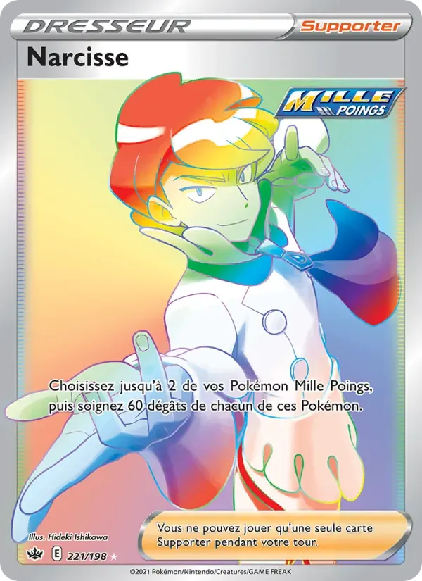 Narcisse — Règne de Glace 221 French Pokémon card