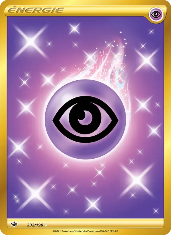 Énergie Psy — Règne de Glace 232 French Pokémon card
