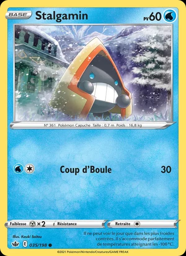 Stalgamin — Règne de Glace 35 French Pokémon card