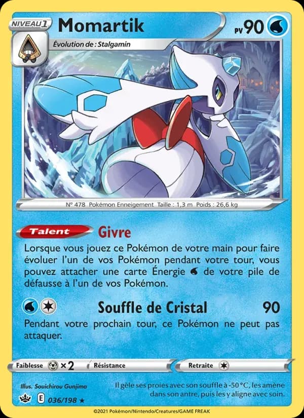 Momartik — Règne de Glace 36 French Pokémon card