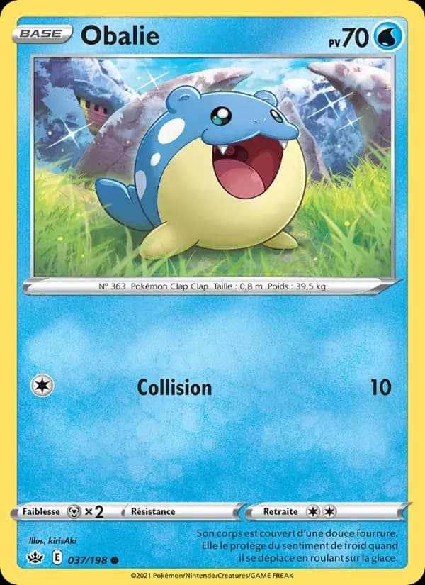 Obalie — Règne de Glace 37 French Pokémon card
