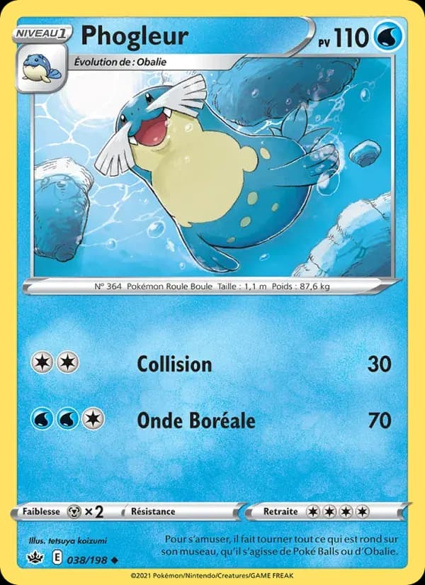 Phogleur — Règne de Glace 38 French Pokémon card