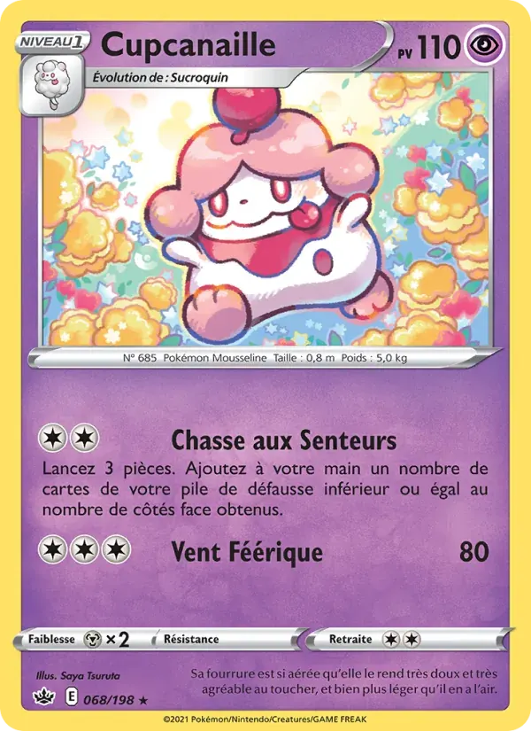 Cupcanaille — Règne de Glace 68 French Pokémon card