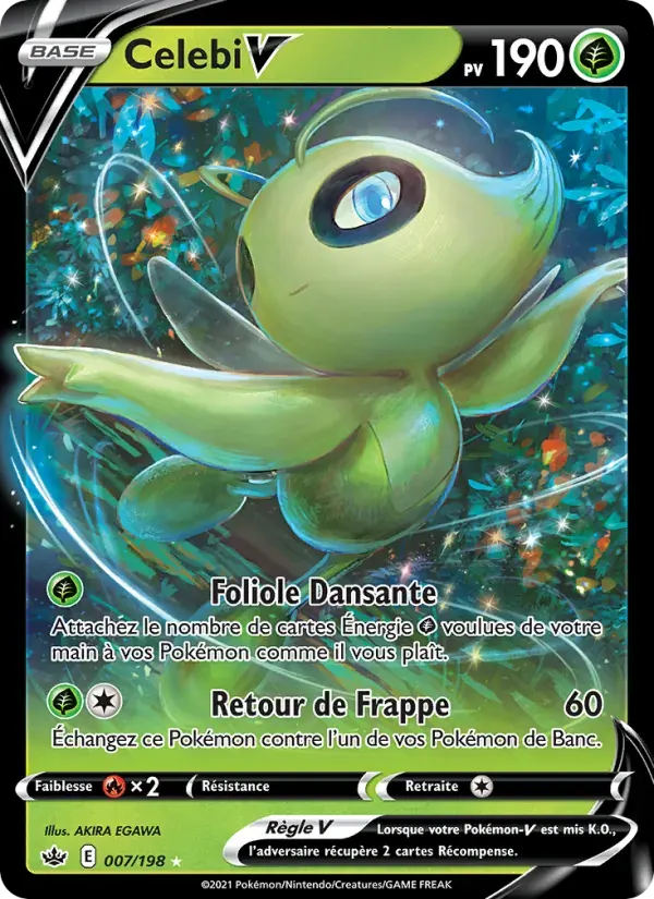 Celebi V — Règne de Glace 7 French Pokémon card