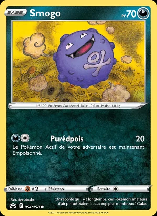 Smogo — Règne de Glace 94 French Pokémon card