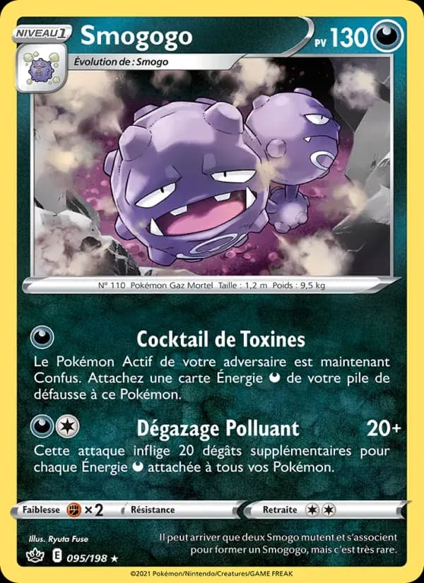 Smogogo — Règne de Glace 95 French Pokémon card