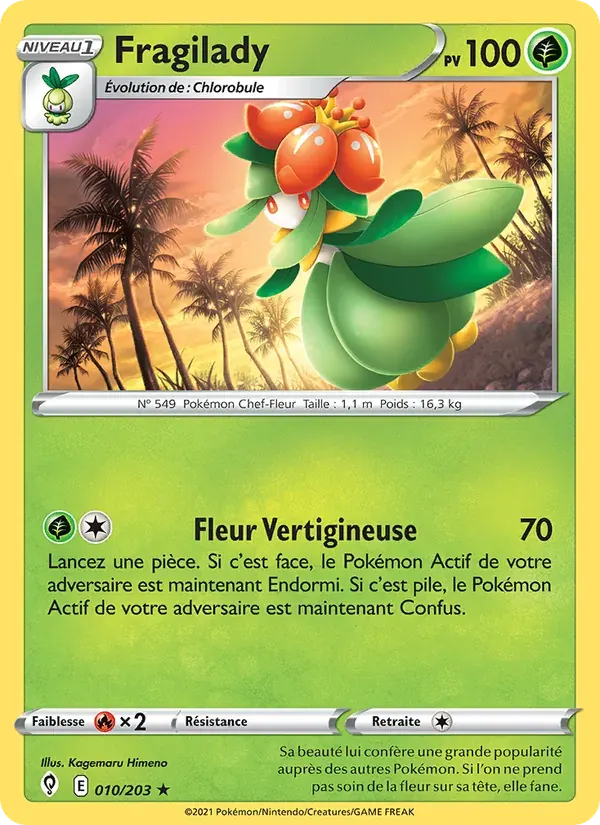Fragilady — Évolution Céleste 10 French Pokémon card