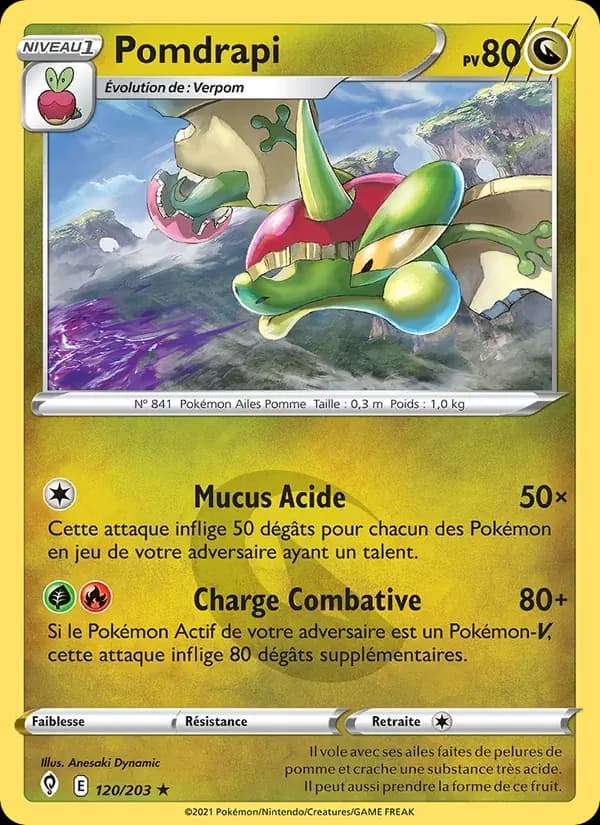 Pomdrapi — Évolution Céleste 120 French Pokémon card