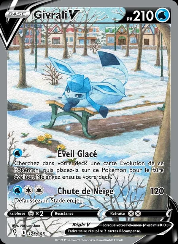 Givrali V — Évolution Céleste 175 French Pokémon card