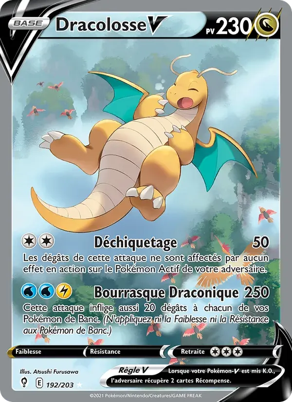 Dracolosse V — Évolution Céleste 192 French Pokémon card