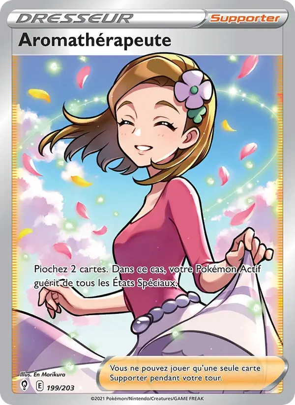 Aromathérapeute — Évolution Céleste 199 French Pokémon card
