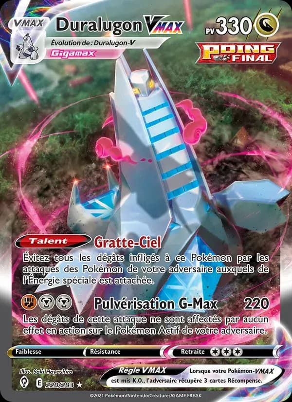 Duralugon VMAX — Évolution Céleste 220 French Pokémon card