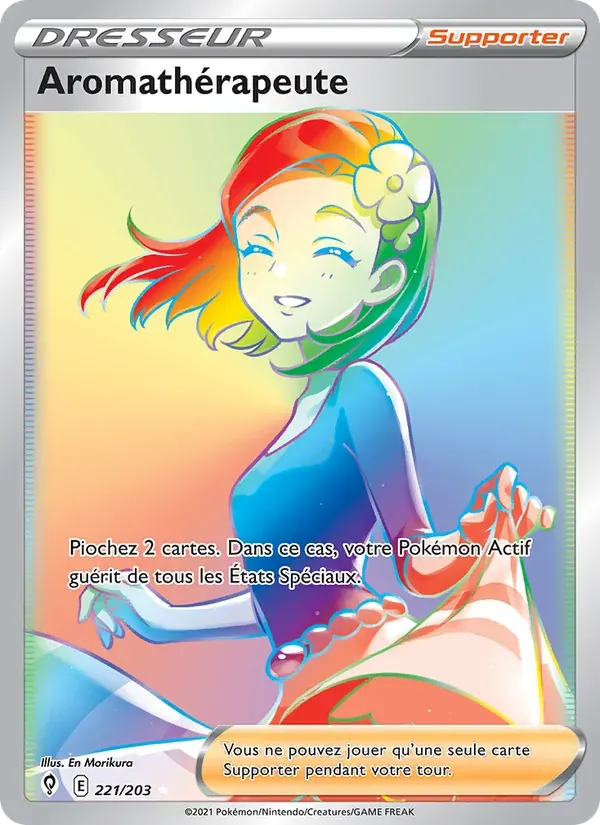 Aromathérapeute — Évolution Céleste 221 French Pokémon card