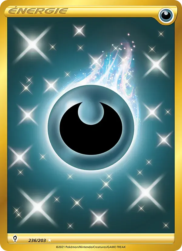 Énergie Obscurité — Évolution Céleste 236 French Pokémon card